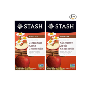 Stash Cinnamon Apple Chamomile Herbal Tea, 20 Count